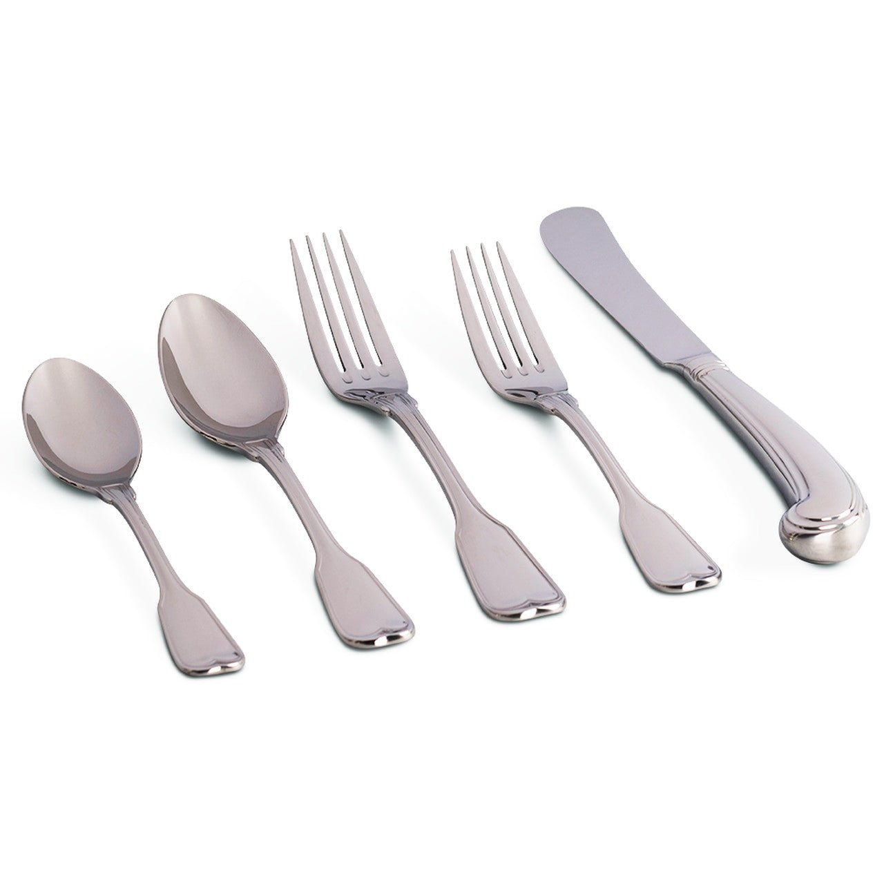 Jefferson Flatware: 5 - Piece Place Setting - Shop-orias