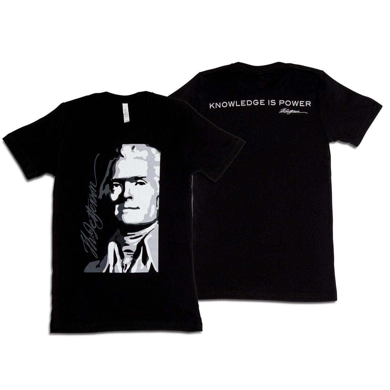 Knowledge is Power Quote T-Shirt - Shop-orias