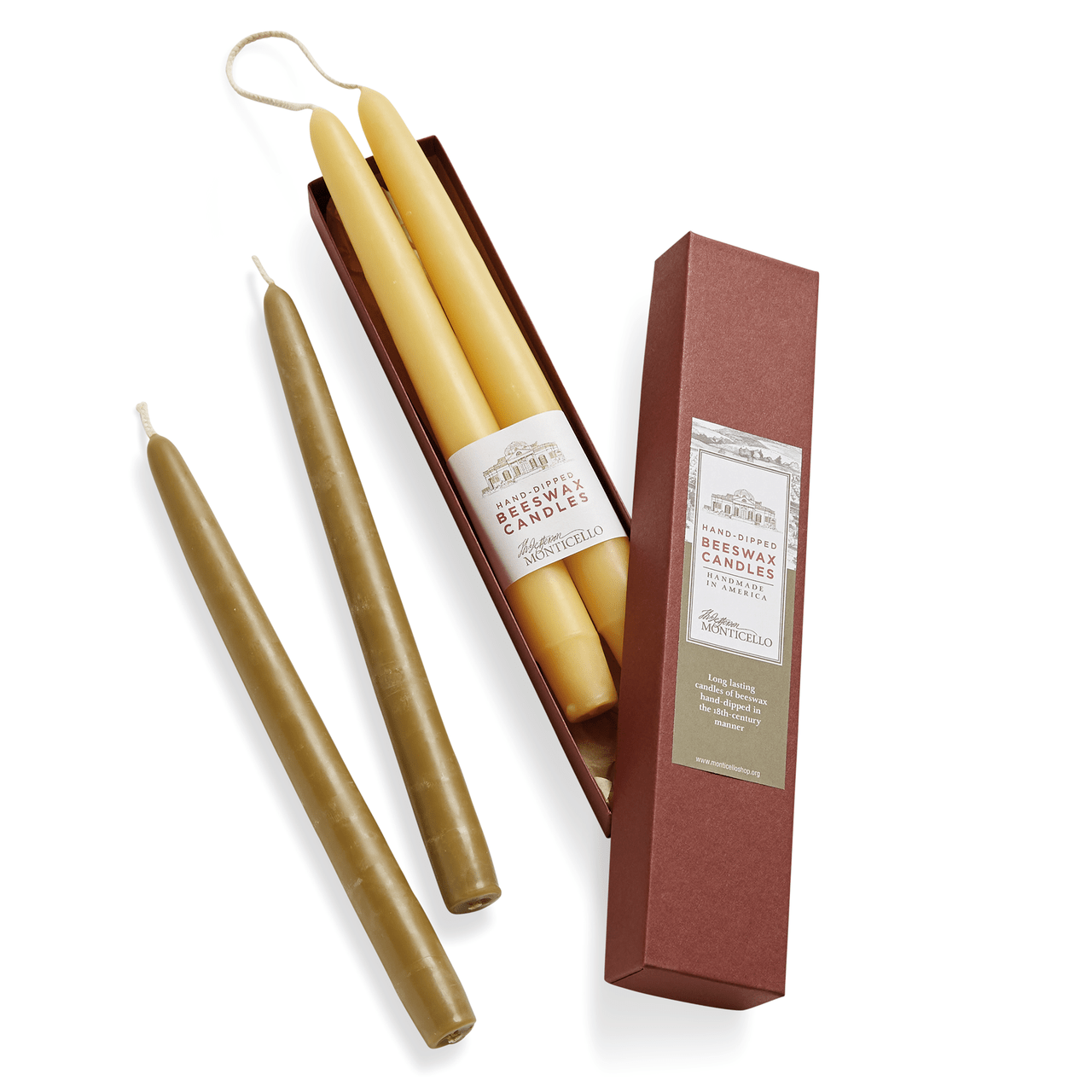Monticello Beeswax Candles - Shop-orias