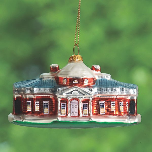 Monticello Blown Glass Ornament - Shop-orias
