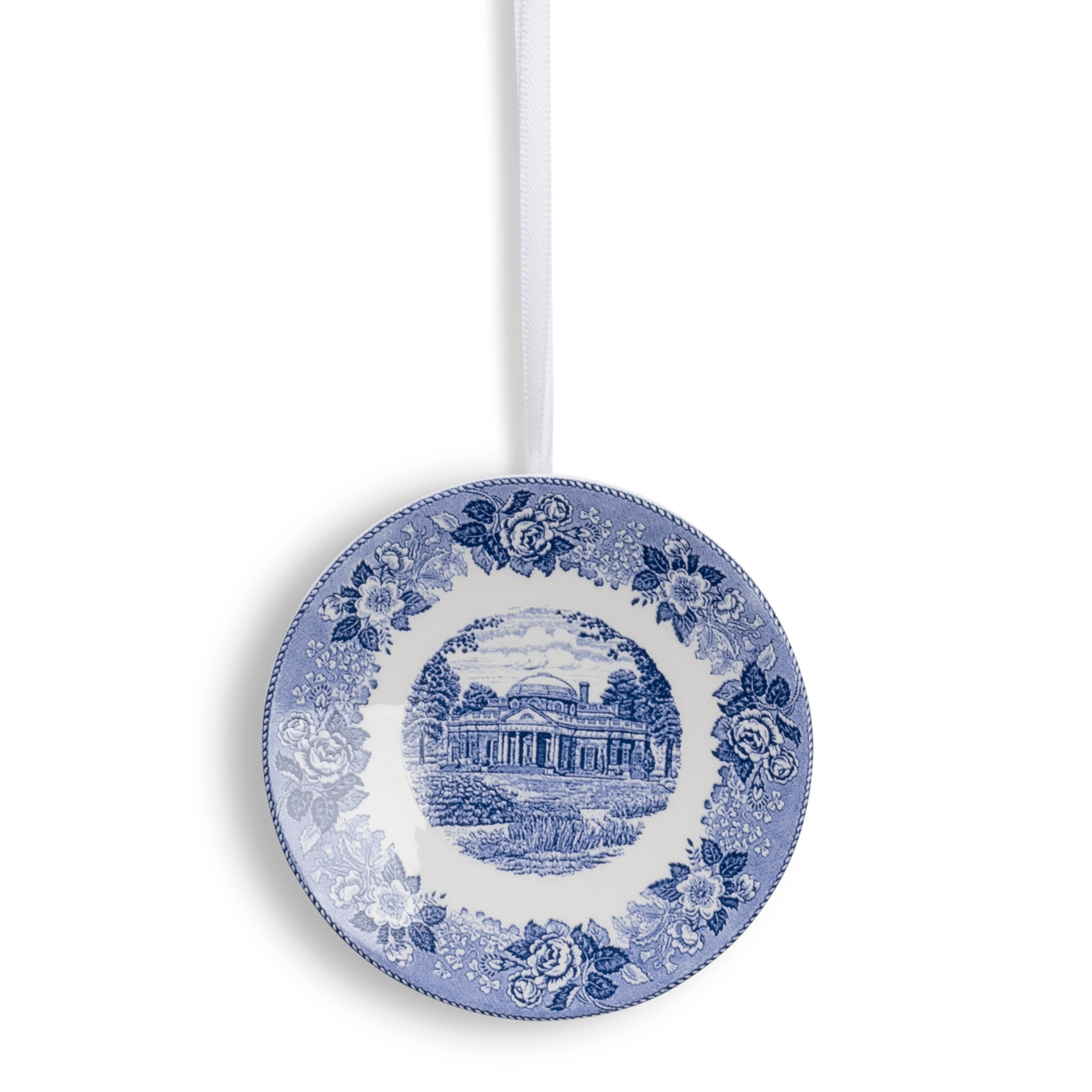 Monticello Blue Mini Plate Ornament - Shop-orias