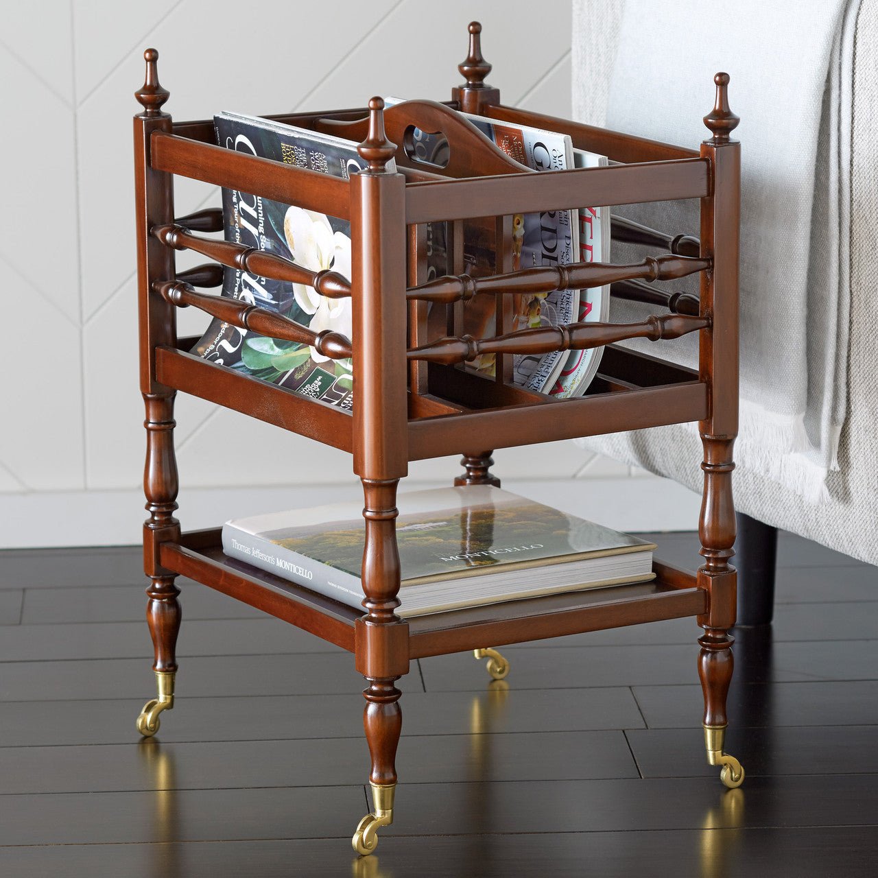 Monticello Canterbury - Wood Music and Magazine Rack - Shop-orias