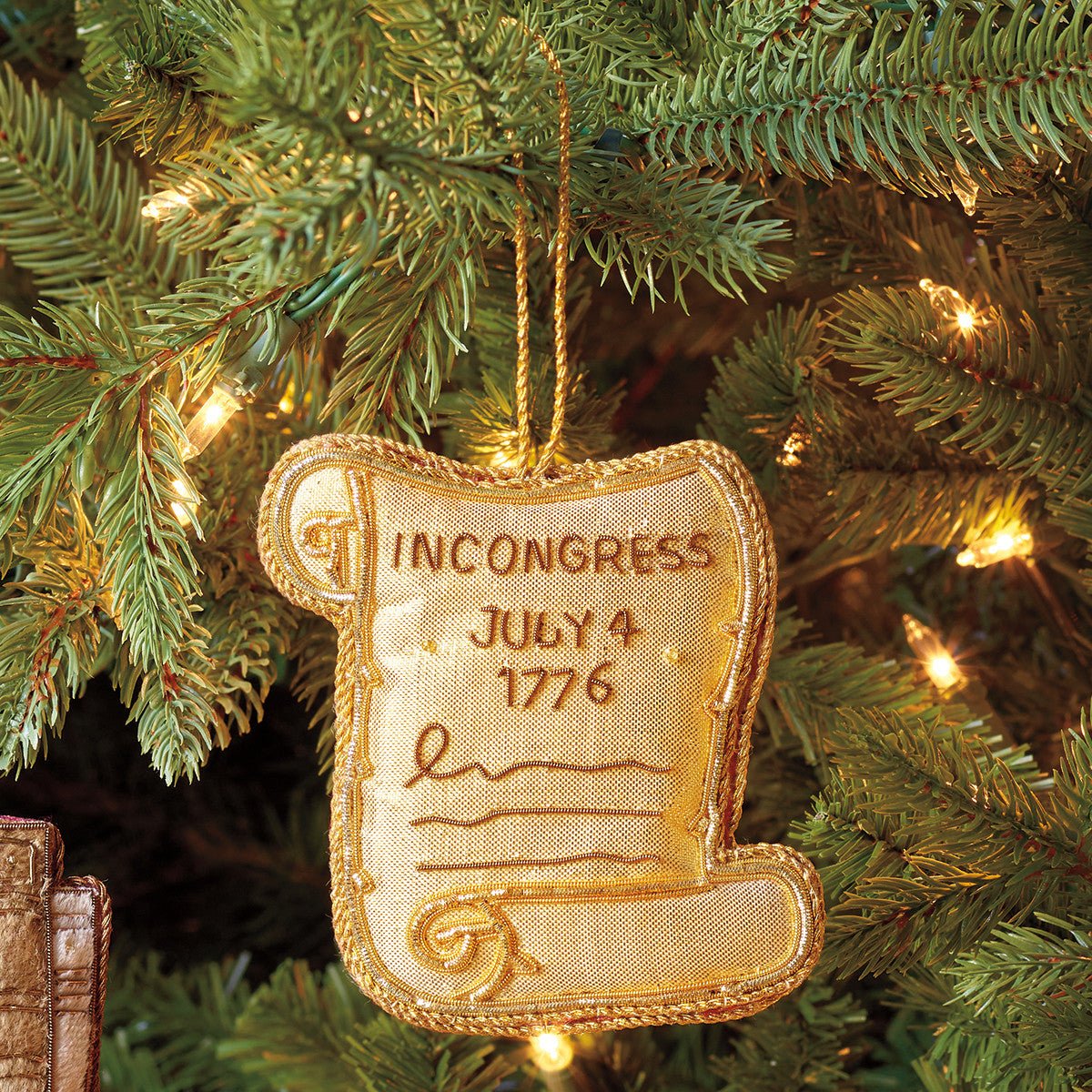 Monticello Declaration Scroll Ornament - Shop-orias