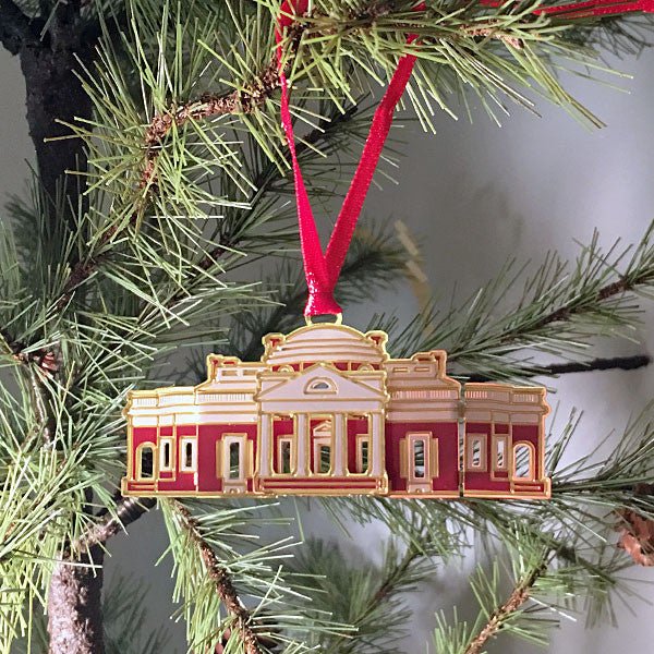 Monticello Etched Ornament - Shop-orias