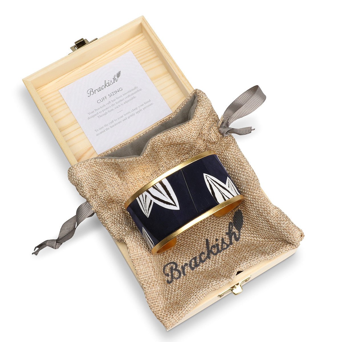 Monticello Feather Cuff Bracelet - Shop-orias