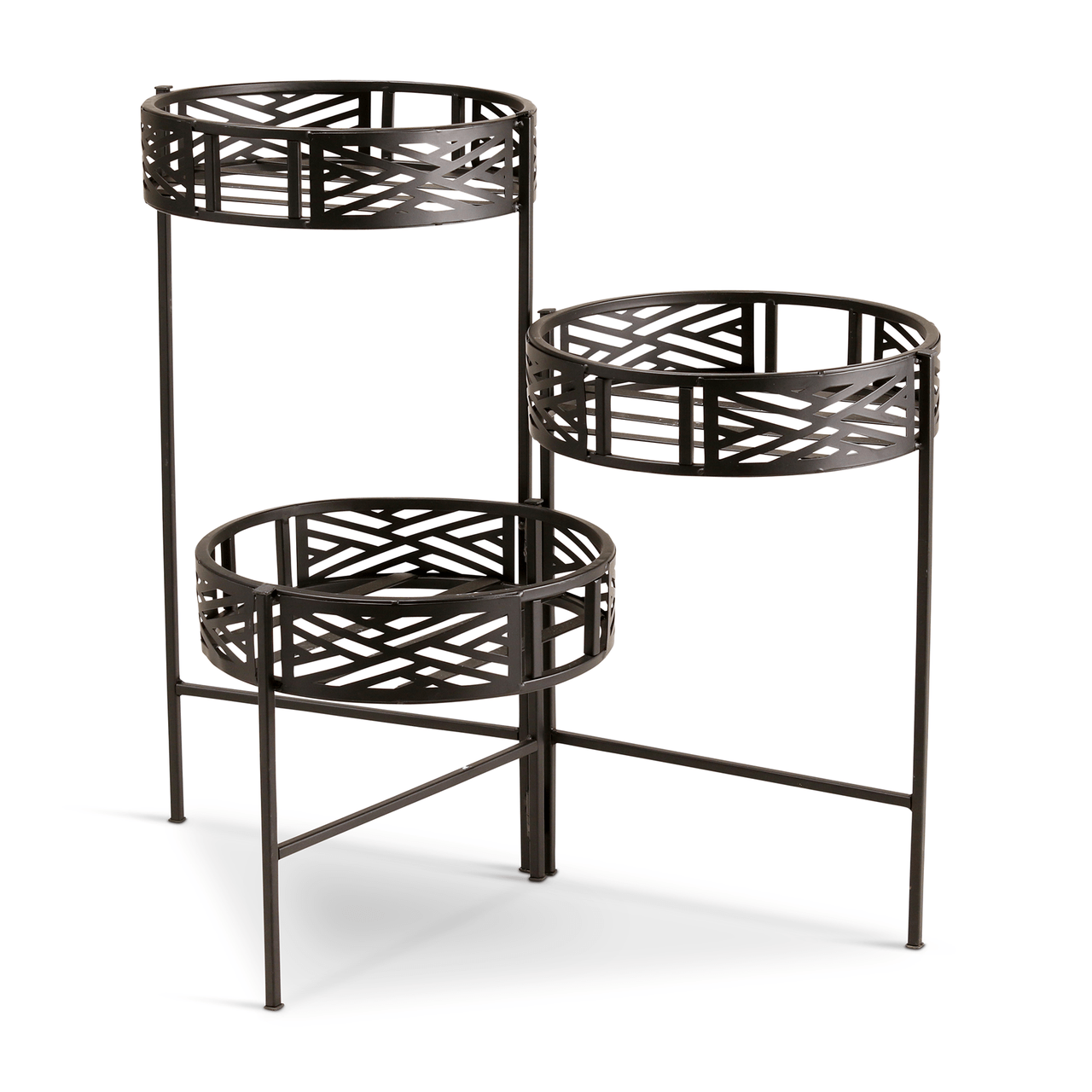 Monticello Folding Metal Plant Stand - Shop-orias