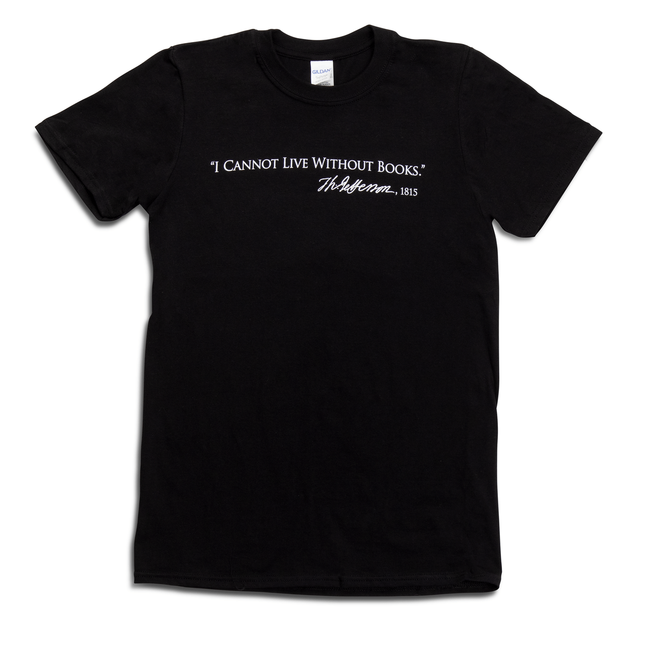 Monticello "I Cannot Live Without Books" T-Shirt - Shop-orias