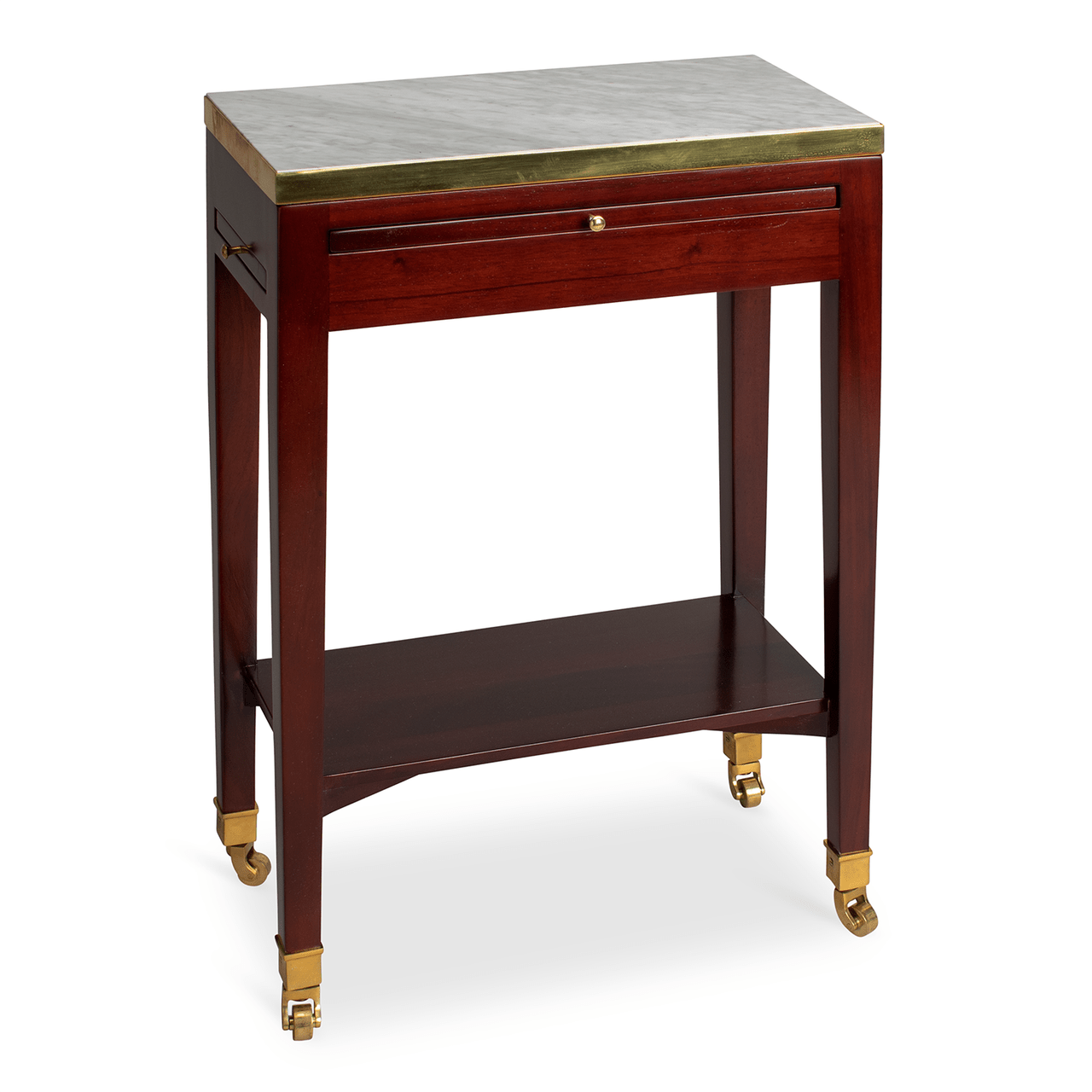Monticello Parisian Marble Top Side Table - Shop-orias