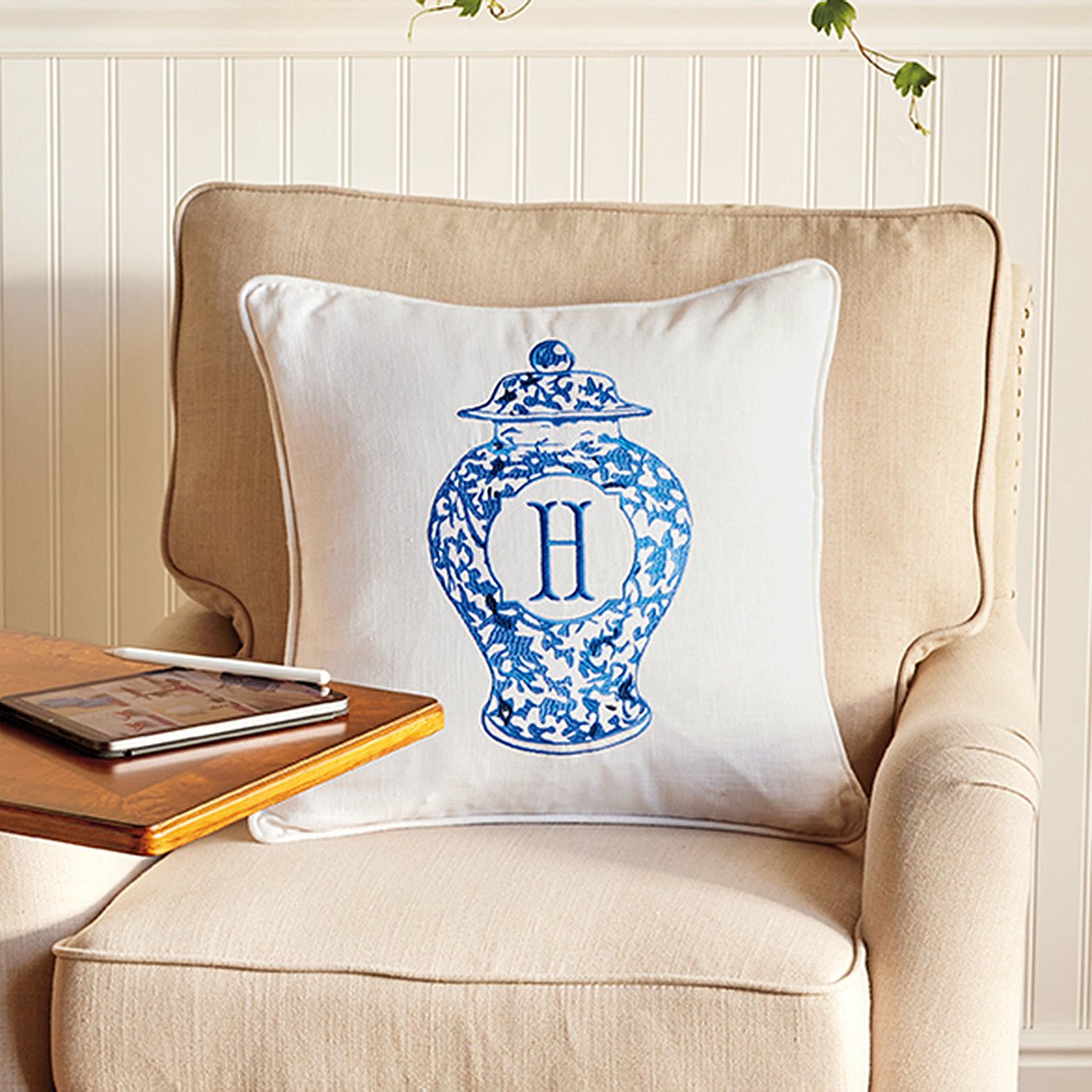 Monticello Personalized Ginger Jar Pillow - Shop-orias