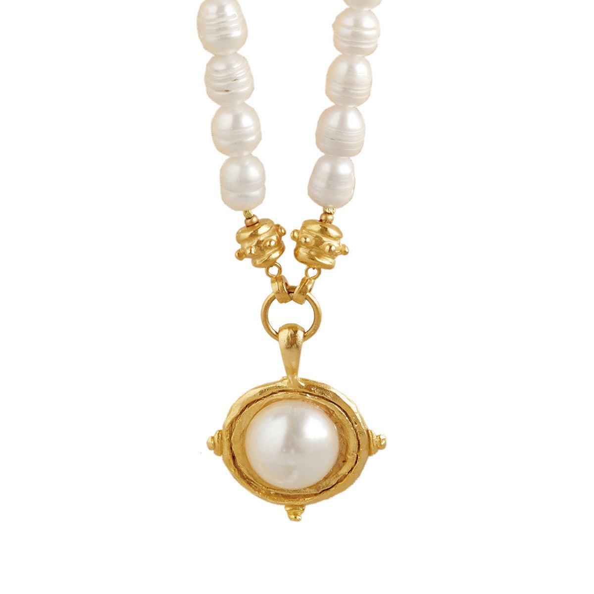 Monticello Portrait Pearl Necklace - Shop-orias