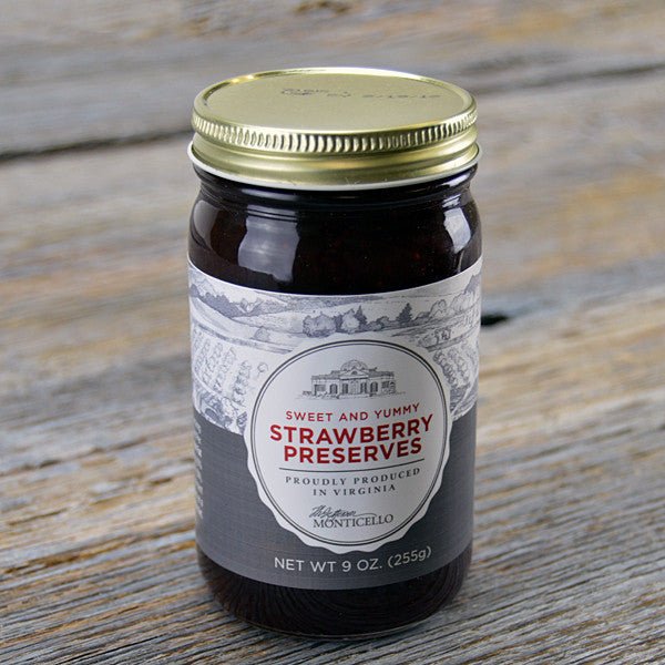 Monticello Strawberry Preserves - Shop-orias