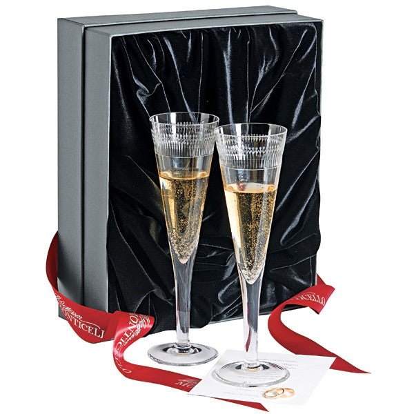 Monticello Toasting Flutes Gift Set - Shop-orias