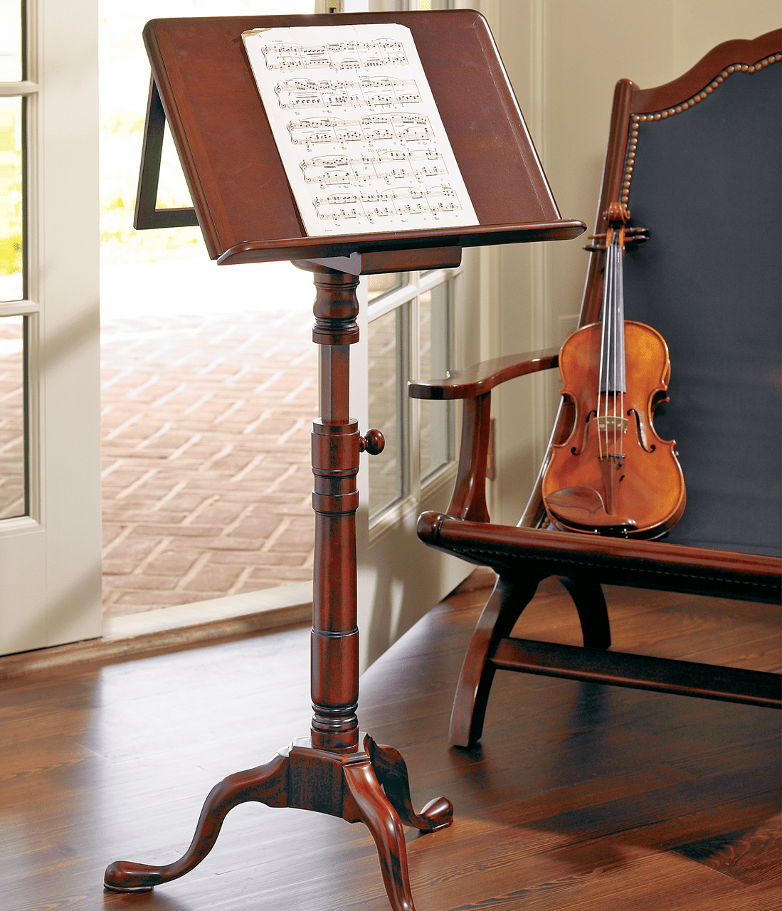 Monticello Wooden Music Stand - Shop-orias