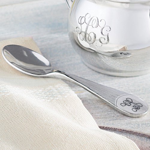 Personalized Pewter Baby Spoon - Shop-orias