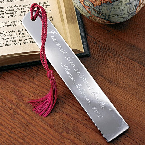 Pewter Engraved Bookmark - Shop-orias