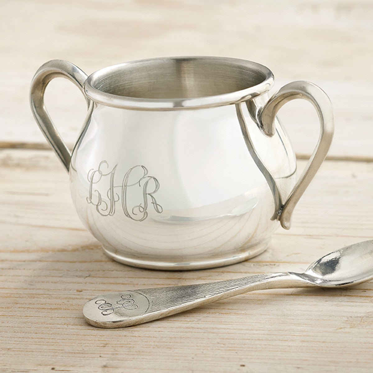 Pewter Personalized Baby Cup - Shop-orias