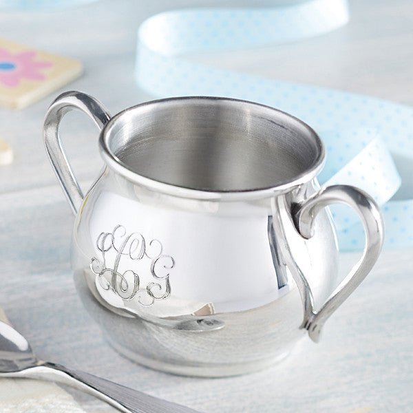 Pewter Personalized Baby Cup - Shop-orias