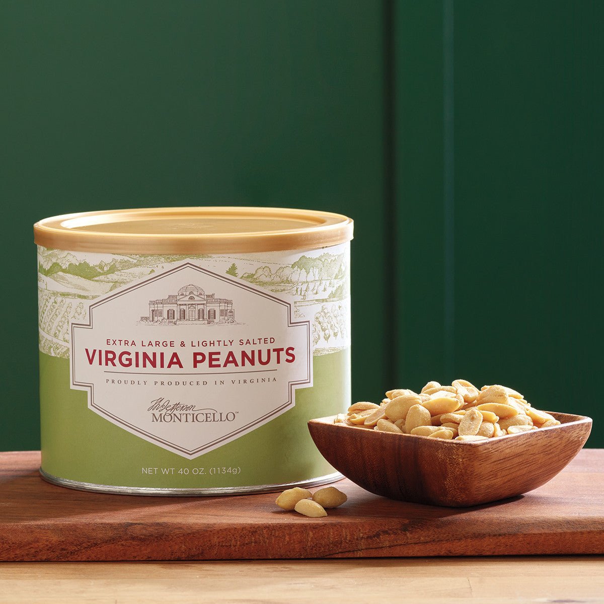 Salted Roasted Virginia Peanuts 40 oz. - Shop-orias