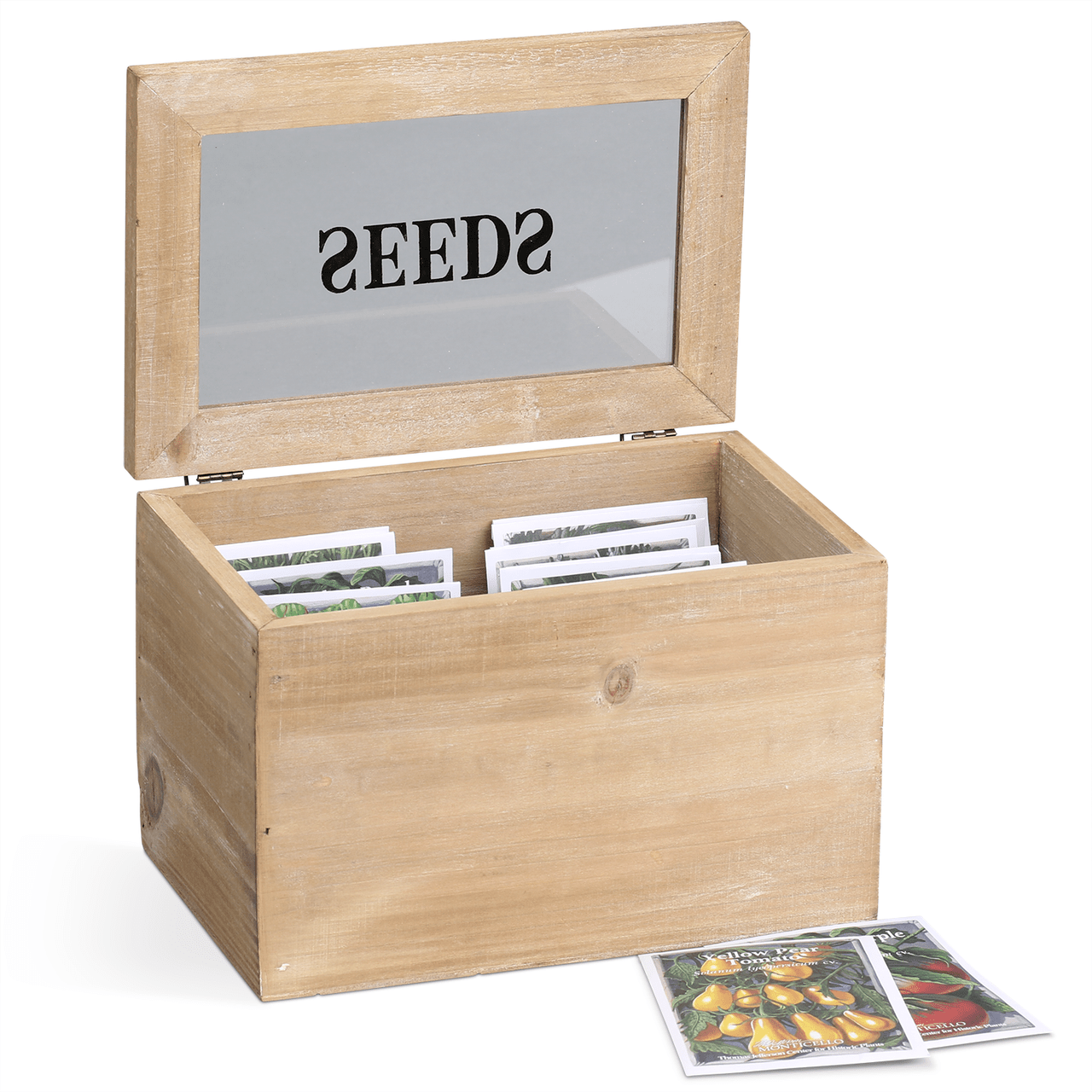 Seed Packet Box with Heirloom Vegetable Seeds - Shop-orias