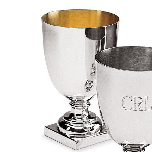 Sterling Reproduction Goblet with Gold - washed Interior - Shop-orias