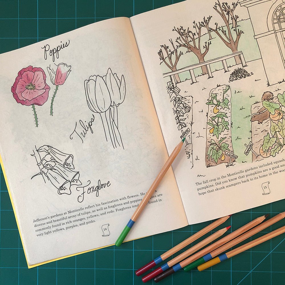 The Life and Times of Thomas Jefferson: A Coloring and Activity Book - Shop-orias